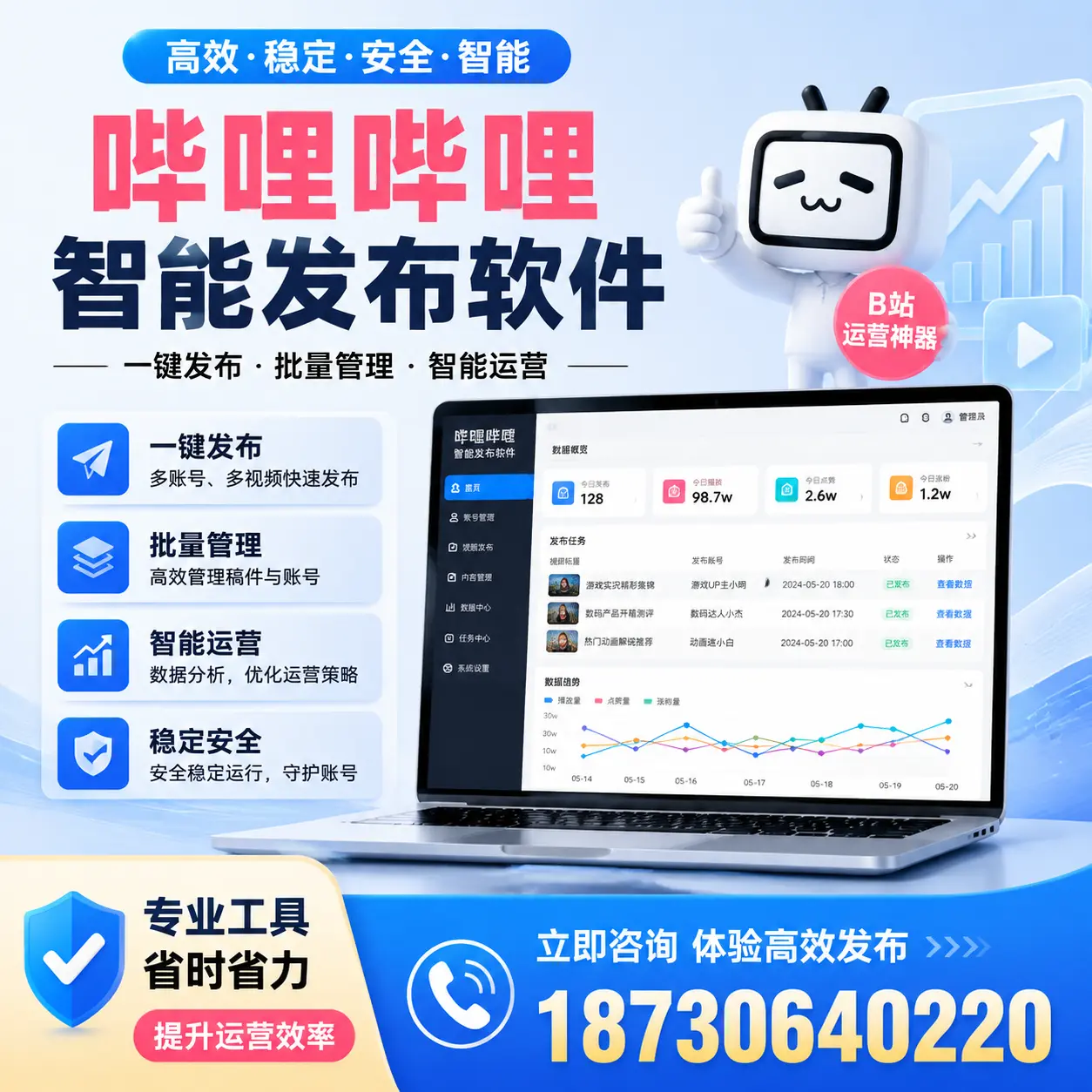 解密哔哩哔哩智能发布软件：功能与优势分析在遂宁